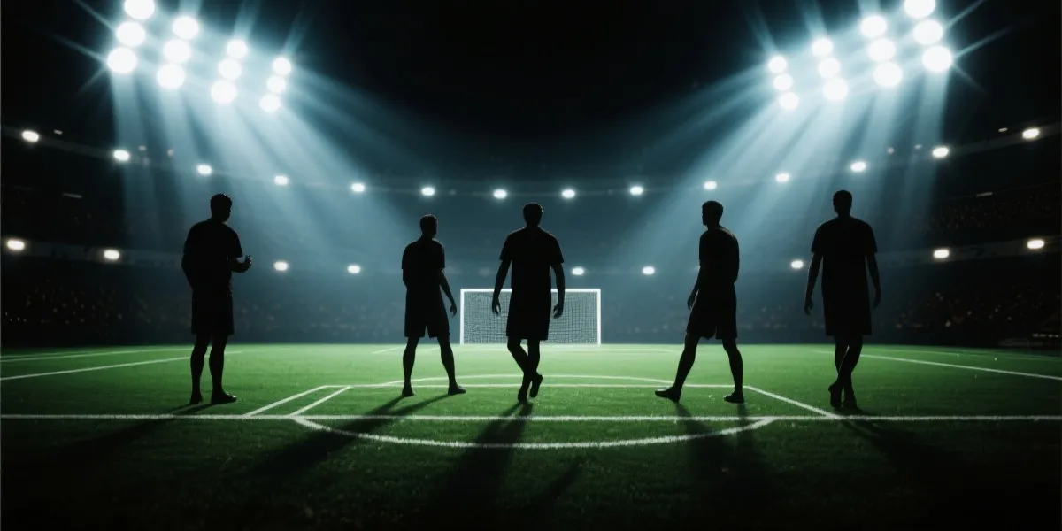 亚冠足球赛场氛围图