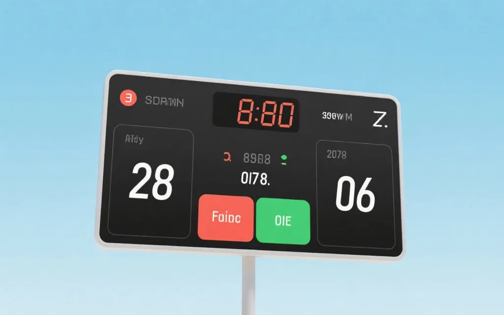 赛程与比分界面示例